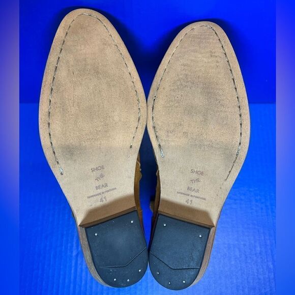 Shoe The Bear Mens Enzo Suede Chelsea Western Ankle Boot in Camel EU41/US8-8.5 - Picture 8 of 9